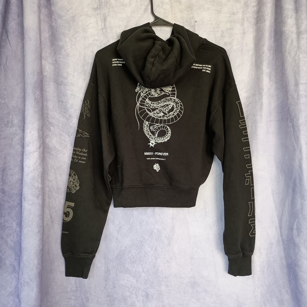 Darc Sport x Dragon Ball Z Shenron Owen Cropped Hoodie